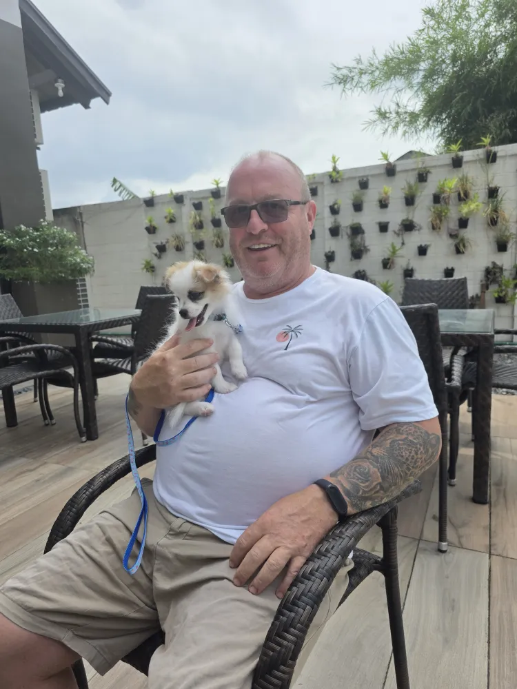 Tony today, back on his weight-loss journey